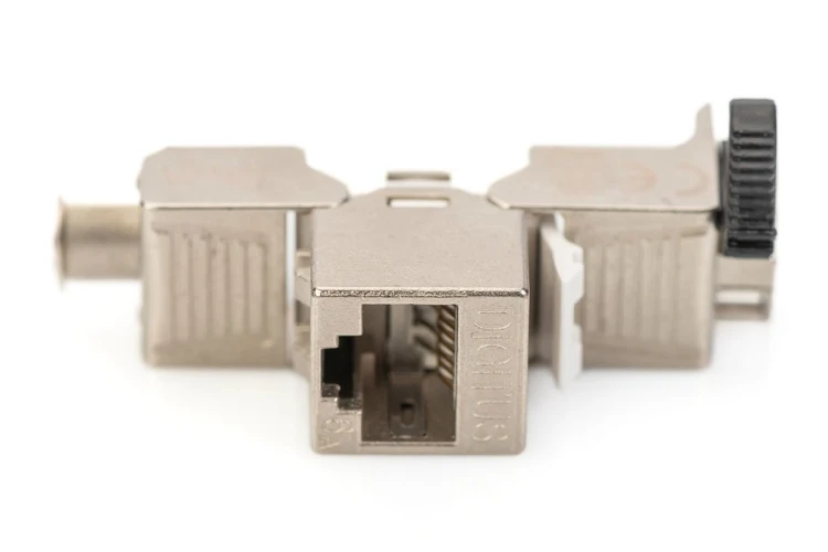 Digitus Moduł Keystone CAT 6A, ekranowany z inteligentnym menedżerem kabli - 48 szt.