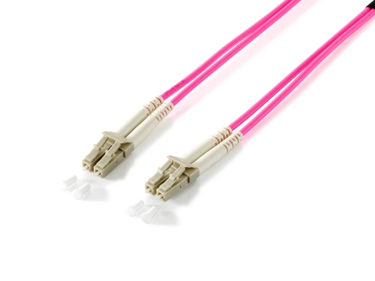 Equip 255518 kabel InfiniBand / światłowodowy 20 m LC Beżowy, Fioletowy
