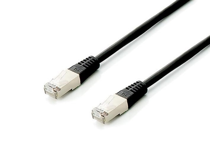 Equip 645690 kabel sieciowy Czarny 1 m Cat6a S/FTP (S-STP)