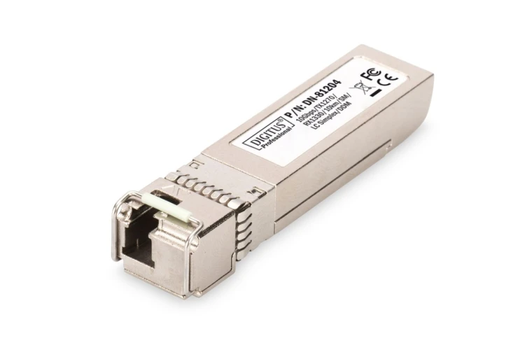 Digitus Moduł dwukierunkowy SFP+ 10 Gb/s, jednomodowy, TX1270/RX1330, 10 km