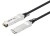 Intellinet 508513 kabel InfiniBand / światłowodowy 2 m QSFP+ Czarny, Srebrny