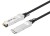 Intellinet 508513 kabel InfiniBand / światłowodowy 2 m QSFP+ Czarny, Srebrny