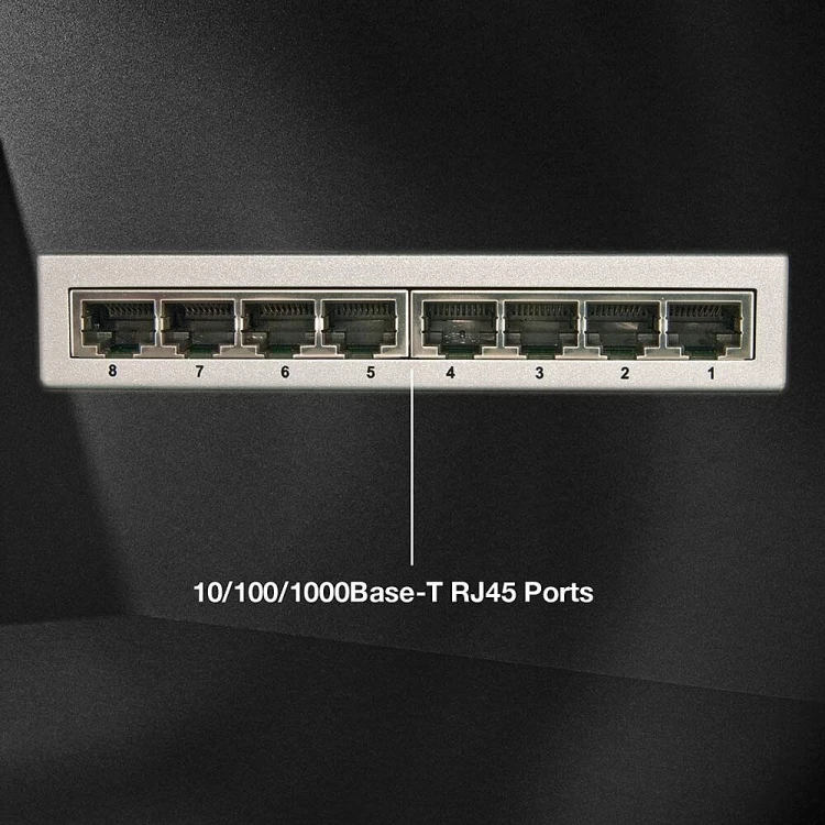Lindy 25045 przełącznik sieciowy Zarządzany Gigabit Ethernet (10/100/1000) Obsługa PoE Srebrny