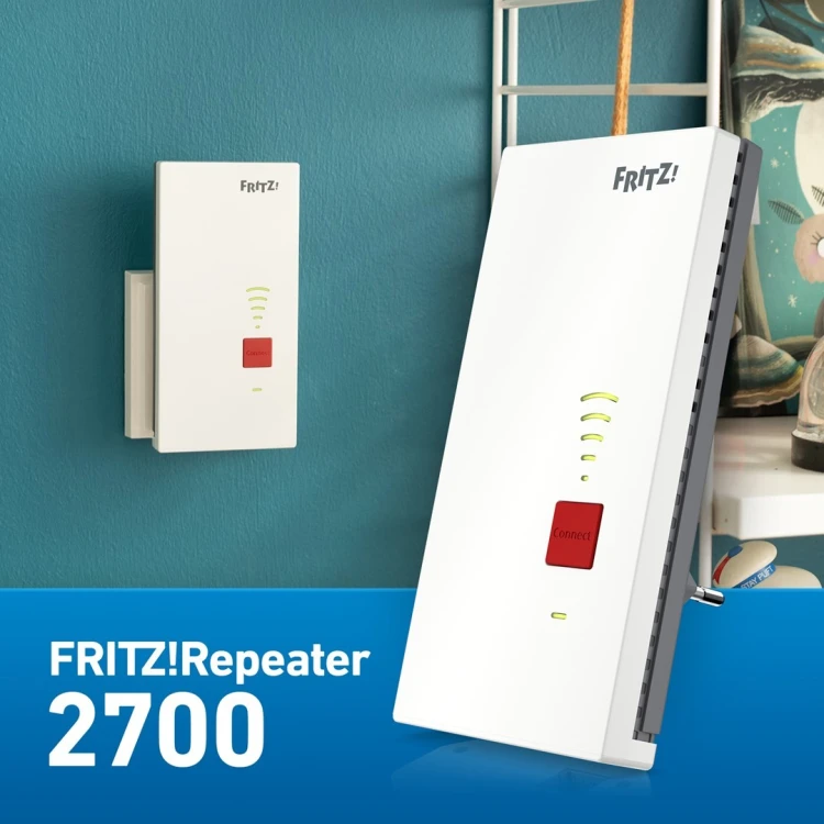 Repeater 2700 Wzmacniacz sieciowy 125 Mbit/s Biały