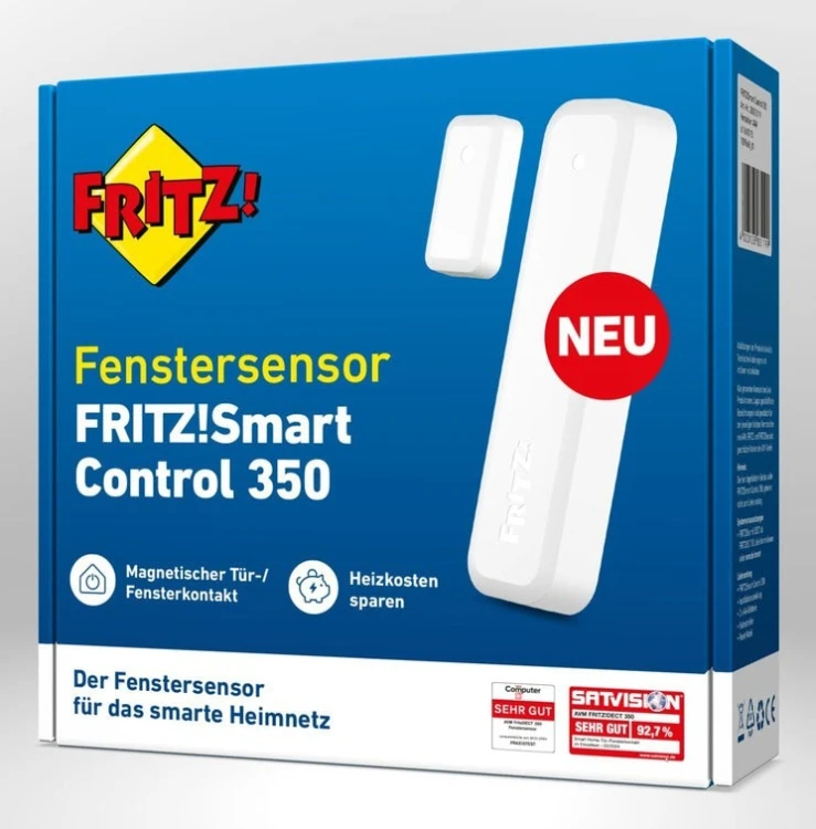 FRITZ! Smart Control 350 czujnik otwarcia drzwi/okien Bezprzewodowy Okno/drzwi Biały