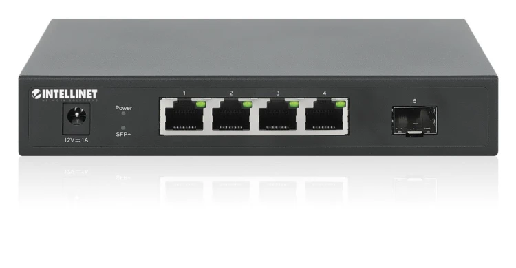 Intellinet 562058 przełącznik sieciowy Nie zarządzany 2.5G Ethernet (100/1000/2500) Czarny