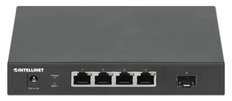 Intellinet 562058 przełącznik sieciowy Nie zarządzany 2.5G Ethernet (100/1000/2500) Czarny