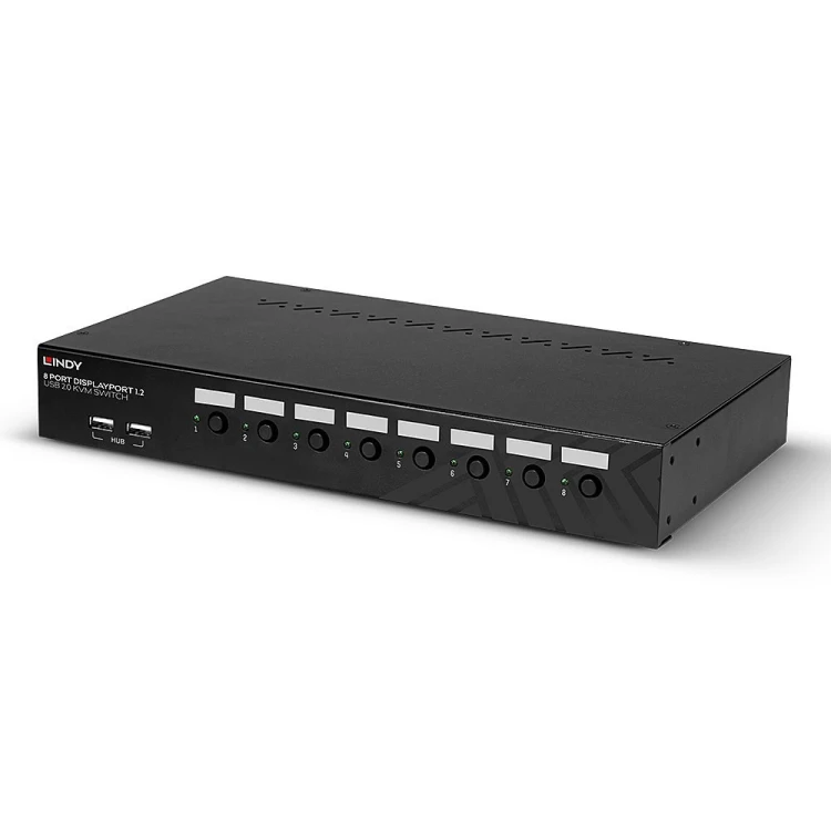 Lindy 39540 przełącznik KVM Możliwości montowania w stelażu Czarny
