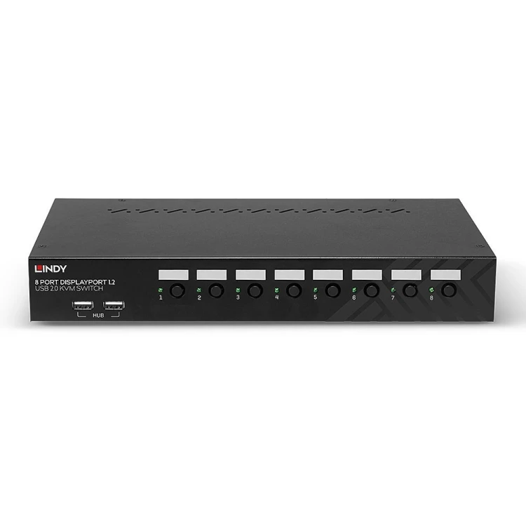 Lindy 39540 przełącznik KVM Możliwości montowania w stelażu Czarny