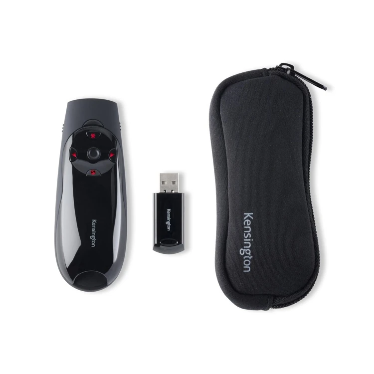 Bezprzewodowy prezenter Kensington Expert K72425EU z czerwonym wskaźnikiem laserowym