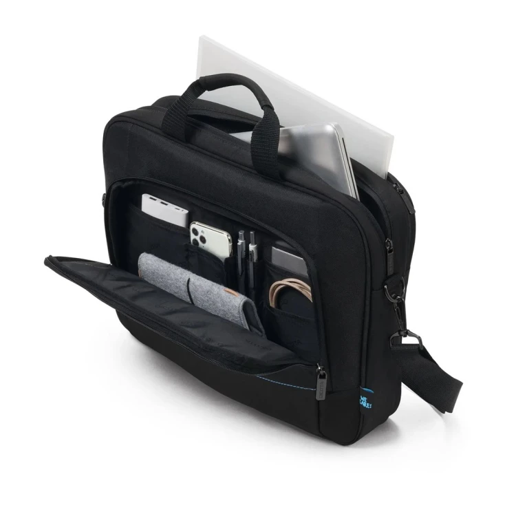 DICOTA D3250803 torba na laptop 35,6 cm (14") Aktówka Czarny