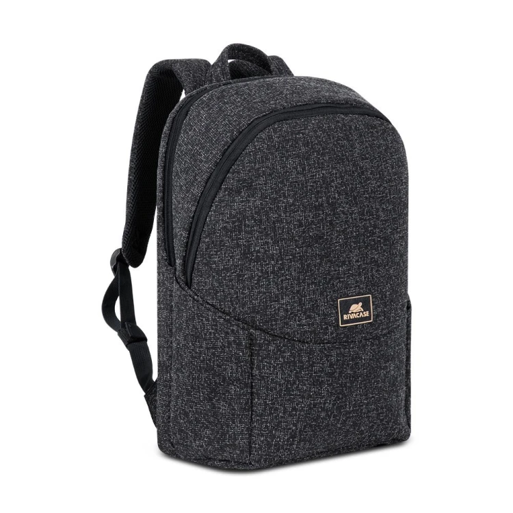 Plecak na laptop 15,6", RIVACASE Anvik, 15L, czarny, z materiału wodoodpornego, kieszenie na tablet 10,5", smartfon, dokumenty, akcesoria, butelkę