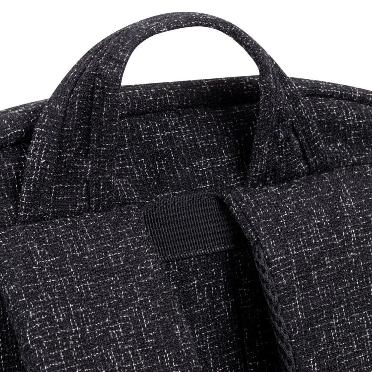 Plecak na laptop 15,6", RIVACASE Anvik, 15L, czarny, z materiału wodoodpornego, kieszenie na tablet 10,5", smartfon, dokumenty, akcesoria, butelkę