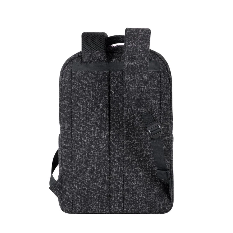 Plecak na laptop 15,6", RIVACASE Anvik, 15L, czarny, z materiału wodoodpornego, kieszenie na tablet 10,5", smartfon, dokumenty, akcesoria, butelkę