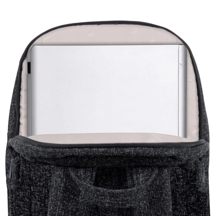 Plecak na laptop 15,6", RIVACASE Anvik, 15L, czarny, z materiału wodoodpornego, kieszenie na tablet 10,5", smartfon, dokumenty, akcesoria, butelkę