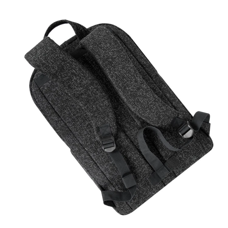 Plecak na laptop 15,6", RIVACASE Anvik, 15L, czarny, z materiału wodoodpornego, kieszenie na tablet 10,5", smartfon, dokumenty, akcesoria, butelkę