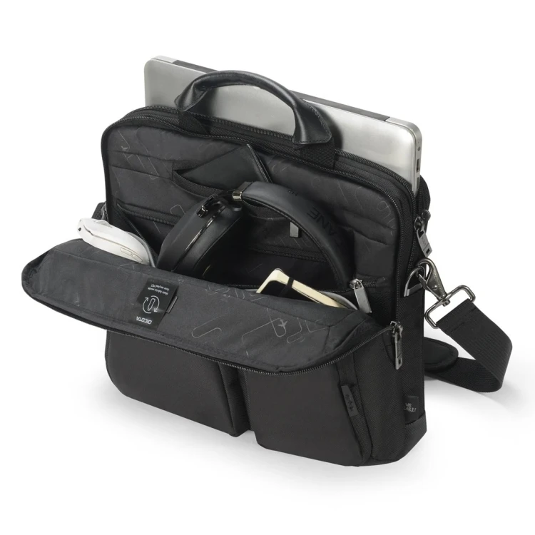 DICOTA D3250601 torba na laptop 35,6 cm (14") Aktówka Czarny