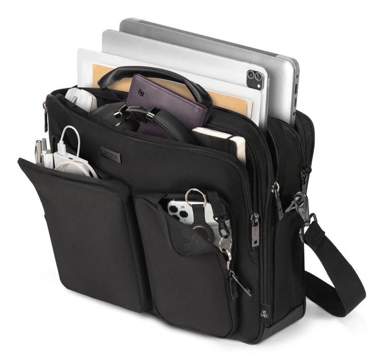DICOTA D3250801 torba na laptop 35,6 cm (14") Aktówka Czarny