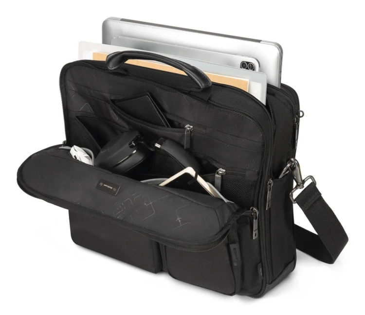DICOTA D3250801 torba na laptop 35,6 cm (14") Aktówka Czarny