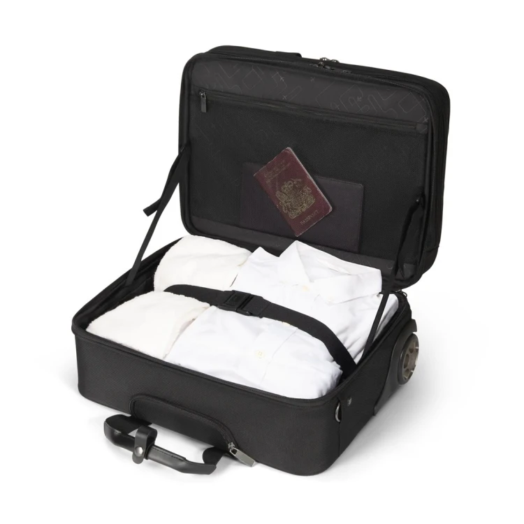 DICOTA D3250901 torba na laptop 40,6 cm (16") Pokrowiec w typie walizki na naóżkach Czarny