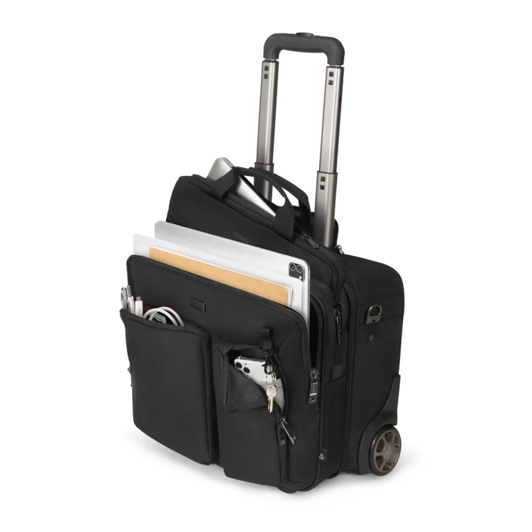 DICOTA D3250901 torba na laptop 40,6 cm (16") Pokrowiec w typie walizki na naóżkach Czarny
