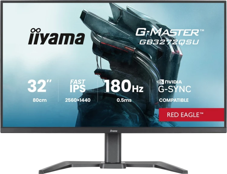 iiyama G-MASTER GB3272QSU-B1 monitor komputerowy 80 cm (31.5") 2560 x 1440 px Quad HD LED Czarny