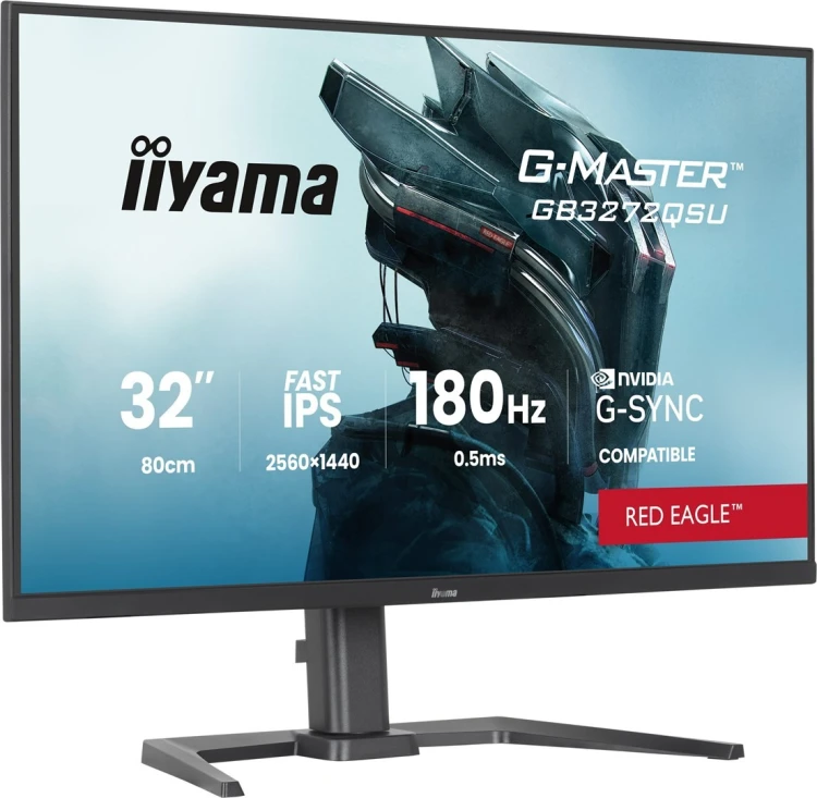 iiyama G-MASTER GB3272QSU-B1 monitor komputerowy 80 cm (31.5") 2560 x 1440 px Quad HD LED Czarny