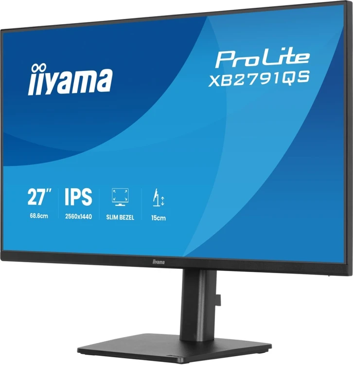 iiyama ProLite XB2791QS-B1 monitor komputerowy 68,6 cm (27") 2560 x 1440 px Quad HD LED Czarny