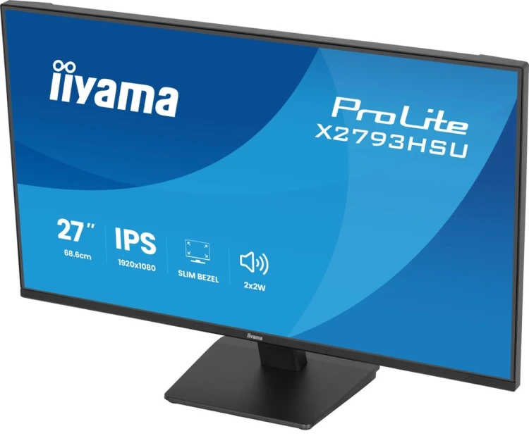 iiyama ProLite X2793HSU-B1 monitor komputerowy 68,6 cm (27") 1920 x 1080 px Full HD LED Czarny