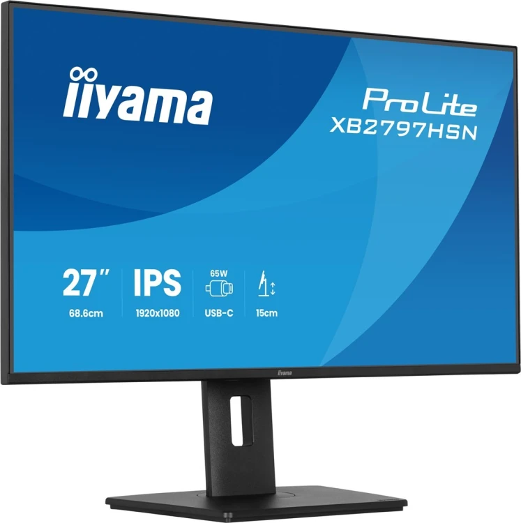 iiyama ProLite XB2797HSN-B1 monitor komputerowy 68,6 cm (27") 1920 x 1080 px Full HD LCD Czarny