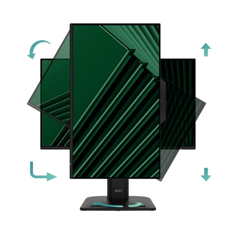 MSI Pro MP242PMGDE monitor komputerowy 60,5 cm (23.8") 1920 x 1080 px Full HD LCD Czarny