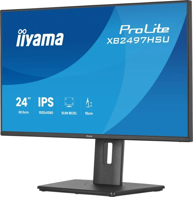iiyama ProLite XB2497HSU-B1 monitor komputerowy 60,5 cm (23.8") 1920 x 1080 px Full HD LED Czarny