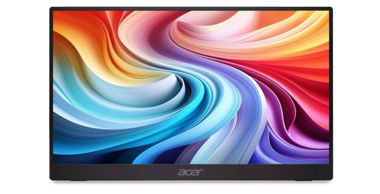Acer PM161QB1bmiuux Przenośny monitor Czarny 39,6 cm (15.6") 1920 x 1080 px