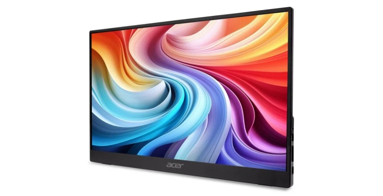 Acer PM161QB1bmiuux Przenośny monitor Czarny 39,6 cm (15.6") 1920 x 1080 px