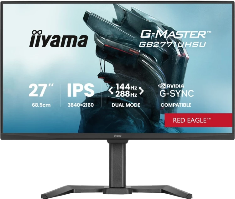 iiyama G-MASTER GB2771UHSU-B1 monitor komputerowy 68,6 cm (27") 3840 x 2160 px 4K Ultra HD LED Czarny