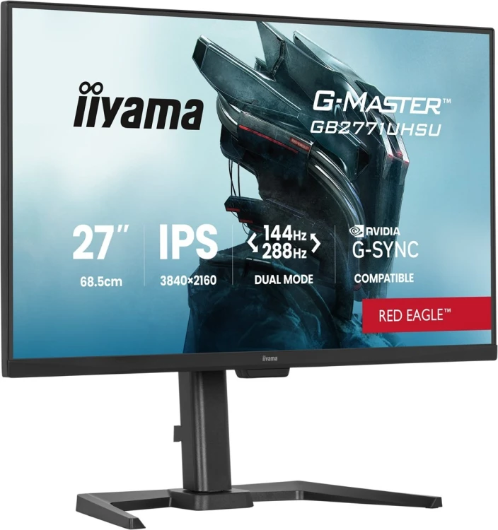 iiyama G-MASTER GB2771UHSU-B1 monitor komputerowy 68,6 cm (27") 3840 x 2160 px 4K Ultra HD LED Czarny