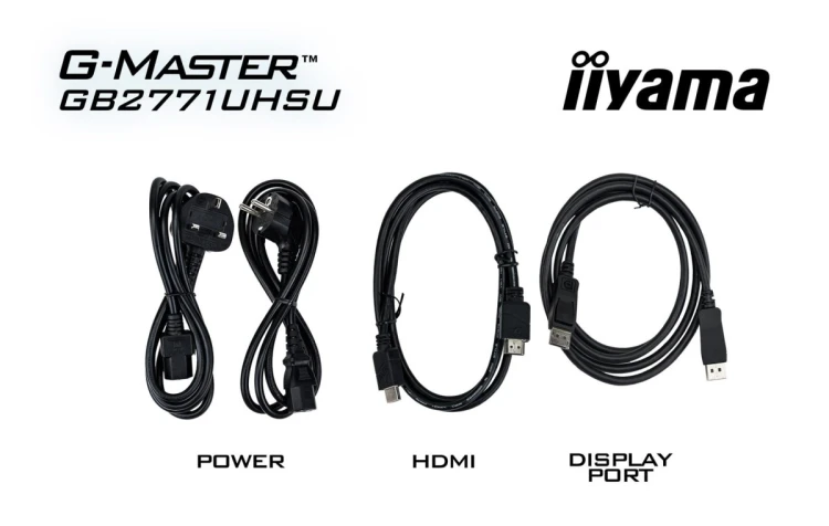 iiyama G-MASTER GB2771UHSU-B1 monitor komputerowy 68,6 cm (27") 3840 x 2160 px 4K Ultra HD LED Czarny