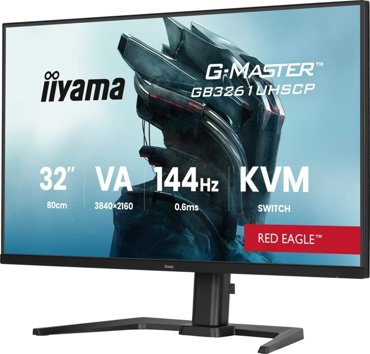 iiyama G-MASTER GB3261UHSCP-B1 monitor komputerowy 80 cm (31.5") 3840 x 2160 px 4K Ultra HD LED Czarny