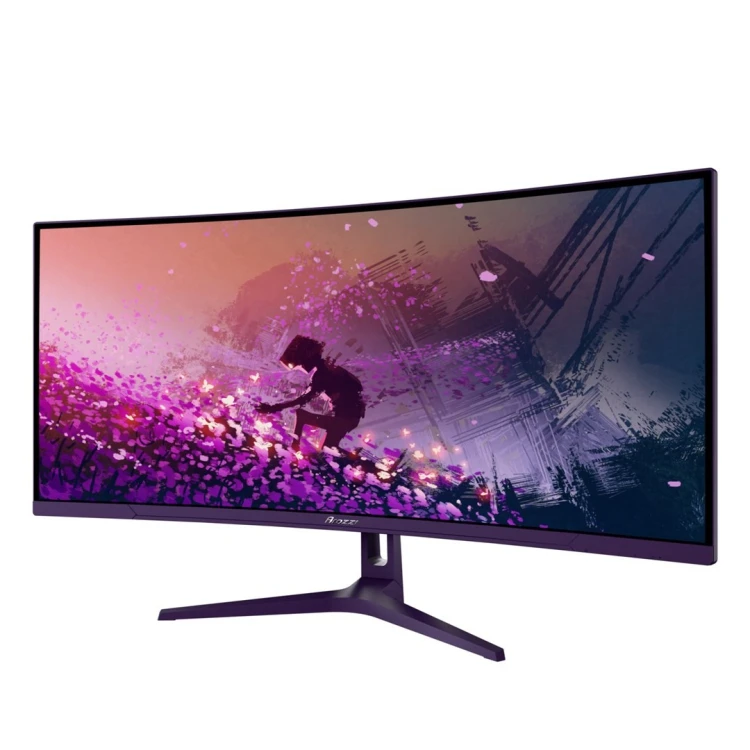 Arozzi Nova 34” Curved monitor komputerowy 86,4 cm (34") 3440 x 1440 px 4K Ultra HD LED Fioletowy