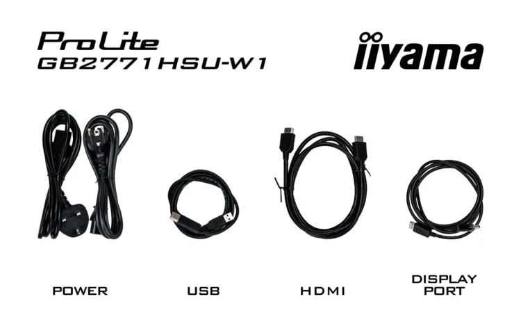 iiyama G-MASTER GB2771HSU-W1 monitor komputerowy 68,6 cm (27") 1920 x 1080 px Full HD LCD Biały