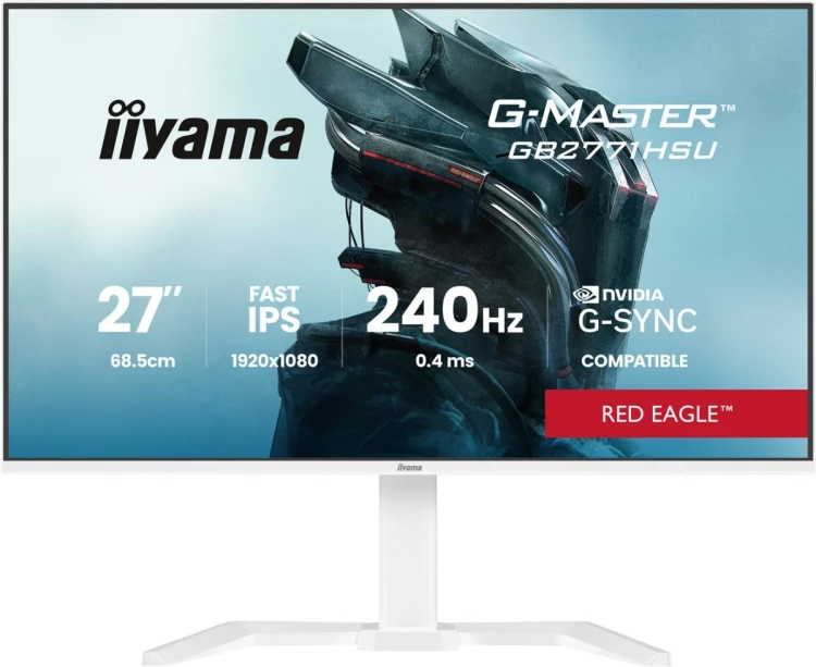 iiyama G-MASTER GB2771HSU-W1 monitor komputerowy 68,6 cm (27") 1920 x 1080 px Full HD LCD Biały