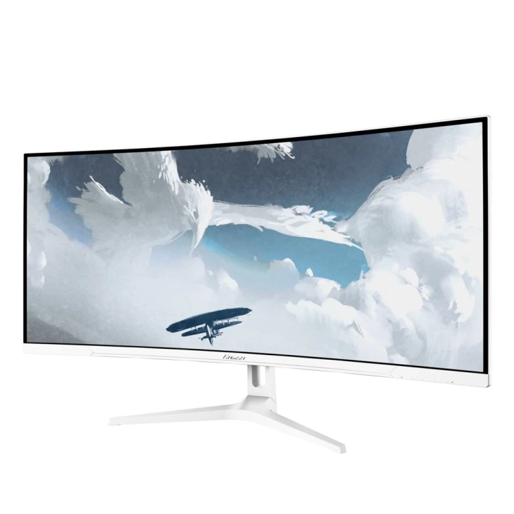 Arozzi Nova 34” Curved monitor komputerowy 86,4 cm (34") 3440 x 1440 px 4K Ultra HD LED Biały