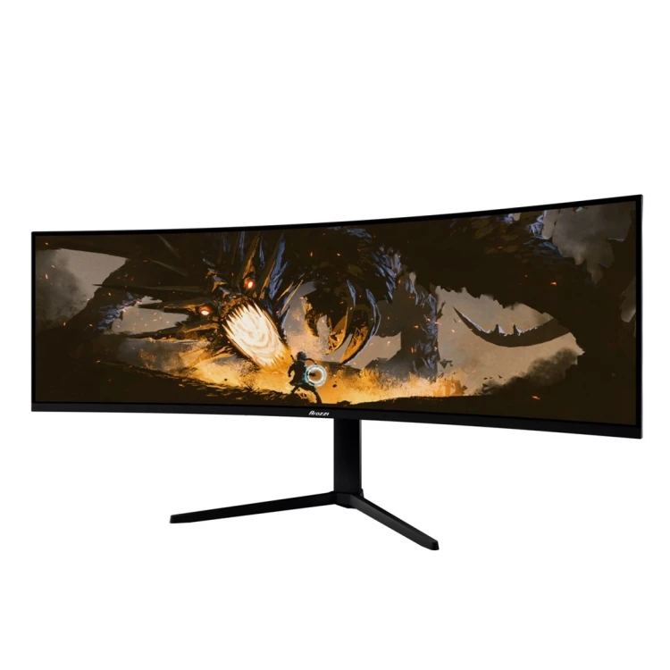 Arozzi Nova 49” Curved monitor komputerowy 124,5 cm (49") 5120 x 1440 px Dual QHD LED Czarny