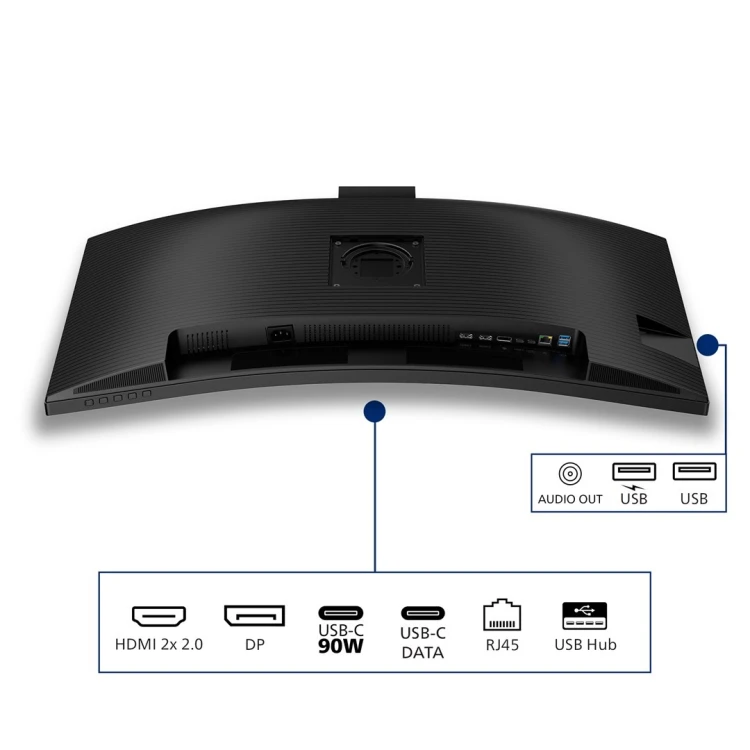 Philips 3000 series 34B2U3600CH/00 monitor komputerowy 86,4 cm (34") 3440 x 1440 px Wide Quad HD LCD Czarny