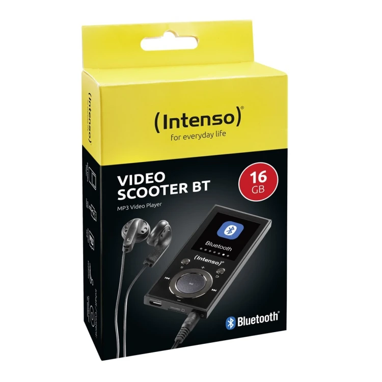 Intenso Video Scooter BT Odtwarzacz MP3 16 GB Czarny