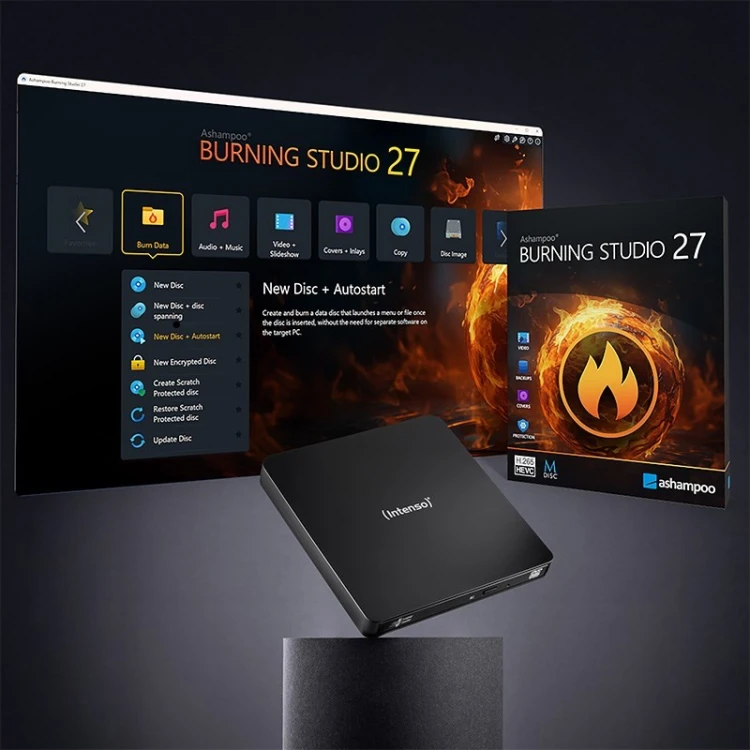 Intenso EOD 400D Slim dysk optyczny DVD Super Multi DL Czarny