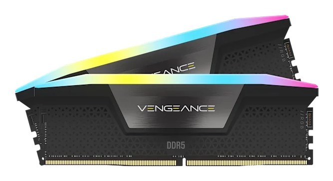 Corsair Vengeance RGB CMH64GX5M2D6000C40 moduł pamięci 64 GB 2 x 32 GB DDR5 6000 MT/s 288-pin DIMM