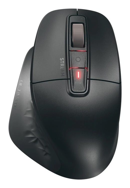 CHERRY Stream desktop ultimate klawiatura Dołączona myszka Dom/Biuro USB + RF Wireless + Bluetooth QWERTZ Niemiecki Czarny