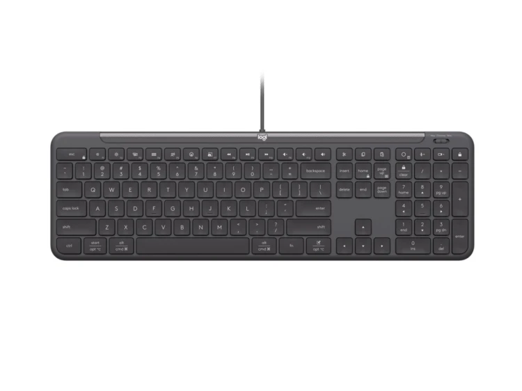 Logitech Signature Slim Wired K620 For Business klawiatura Uniwersalne USB QWERTZ Niemiecki Grafitowy