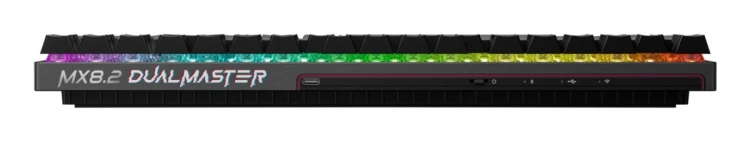 CHERRY MX 8.2 Pro TMR Wireless klawiatura Gaming USB + RF Wireless + Bluetooth QWERTZ Niemiecki Czarny